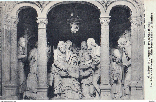Abbaye de St Pierre de Solesmes - Les Saints de Solesmes - La Pamoison - 18 - old postcard - France - unused - JH Postcards