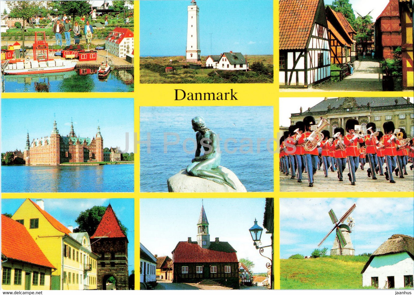 Denmark - Legoland - Little Mermaid - Guard - 1 - multiview - Denmark - unused - JH Postcards