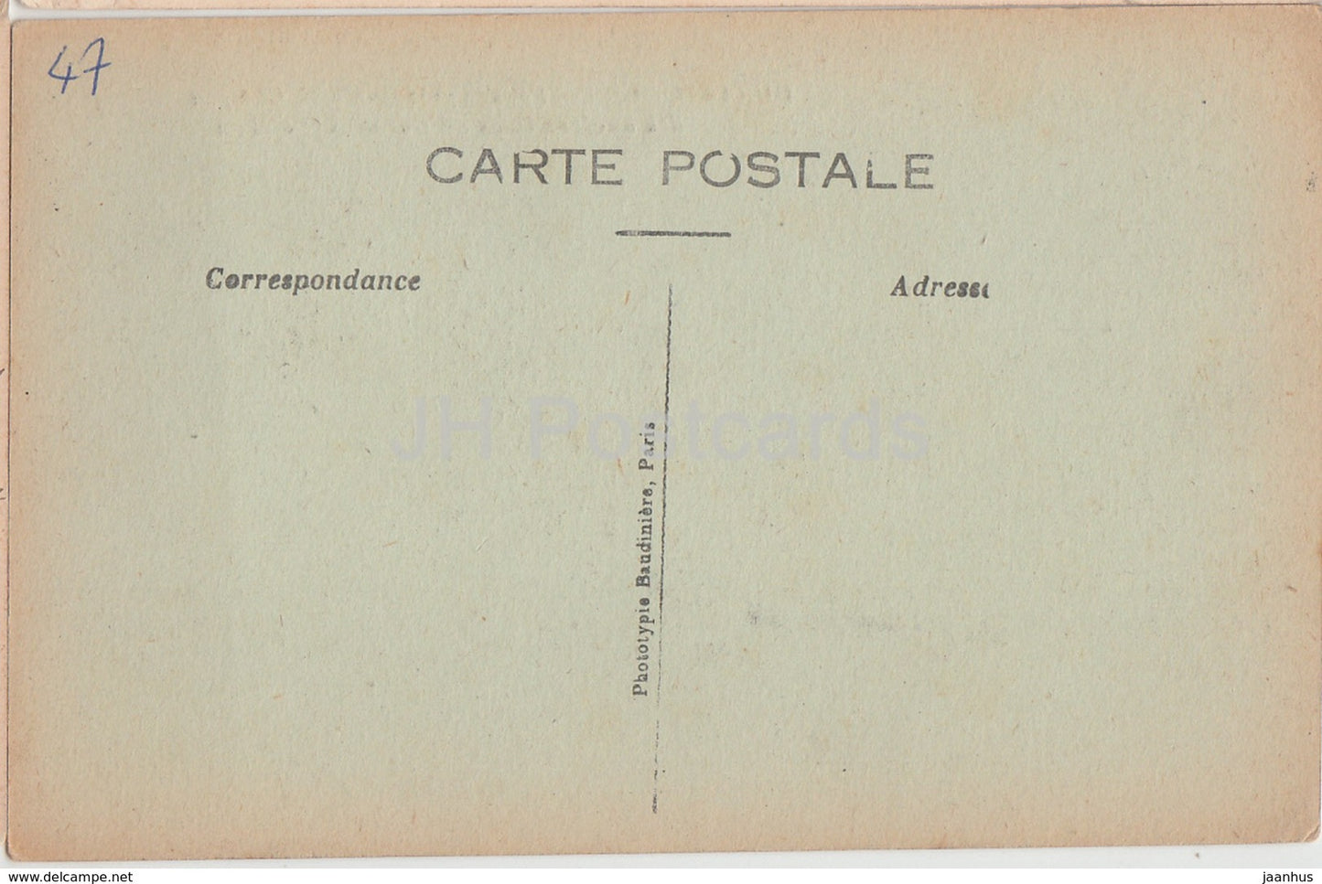 Duras - Facade principale du Chateau des anciens Ducs de Duras - castle - old postcard - France - unused