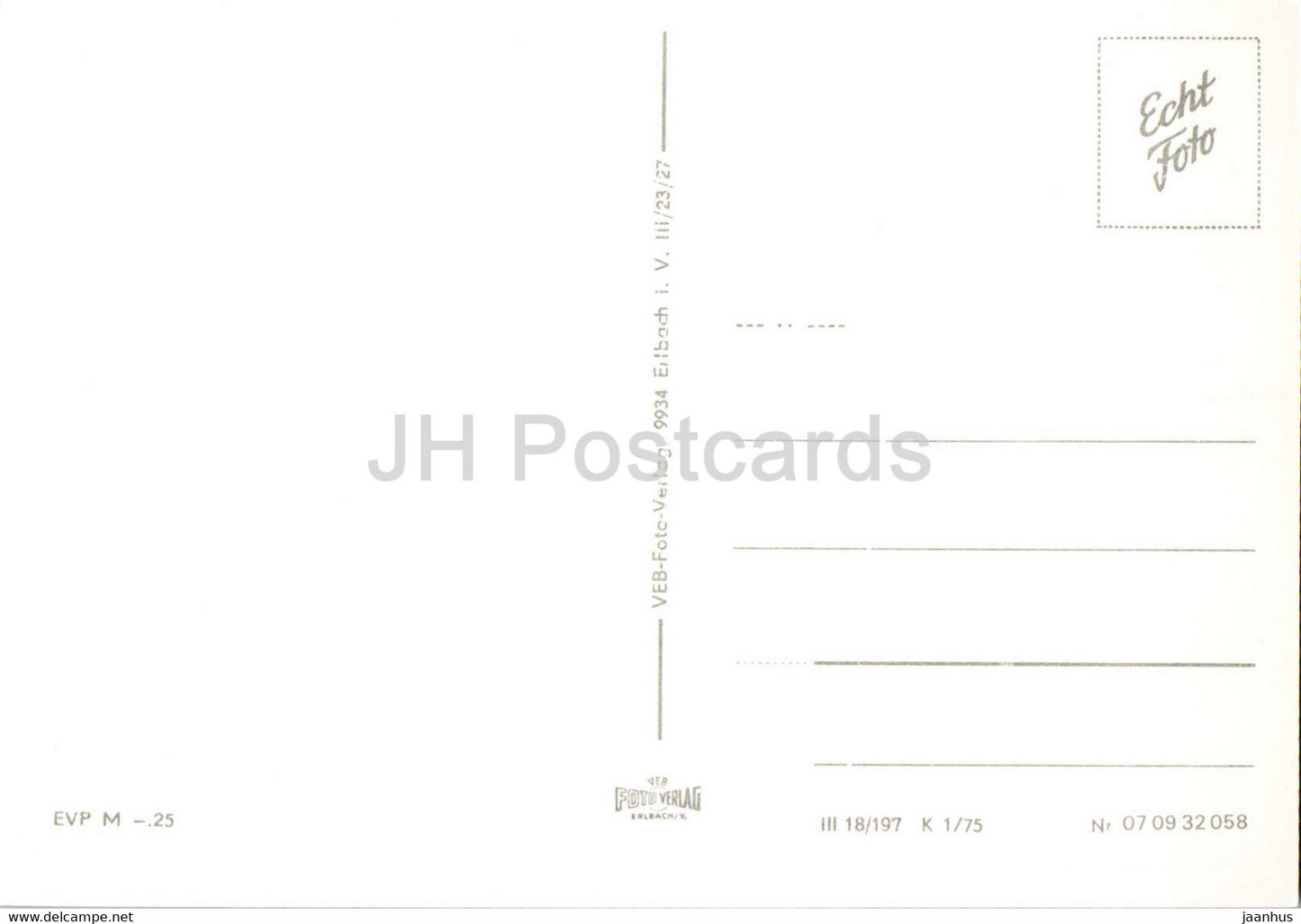 Erfurt im Thuringen - Rat des Kreises - Kramerbrucke - Germany DDR - unused