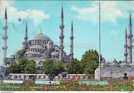 Istanbul - The Blue Mosque - 1978 - Turkey - used - JH Postcards