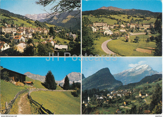 Seewis im Prattigau 1000 m - Bergdorf - multiview - 1971 - Switzerland - used - JH Postcards