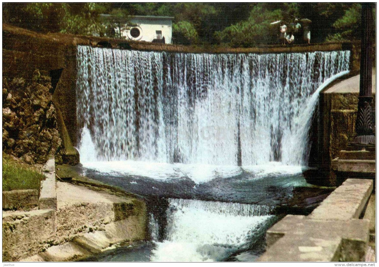 waterfall - Novy Afon - Abkhazia - Georgia USSR - unused - JH Postcards