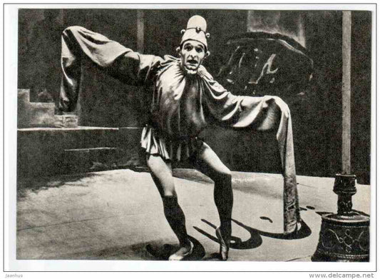 E. Kashani as Jester - Legend of Love ballet - Soviet ballet - 1970 - Russia USSR - unused - JH Postcards