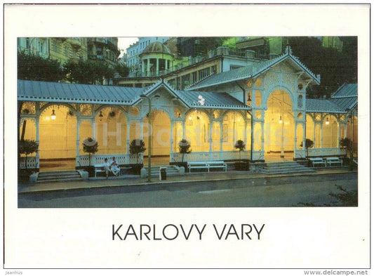 Mill colonnade - Karlovy Vary - Karlsbad - Czechoslovakia - Czech - unused - JH Postcards