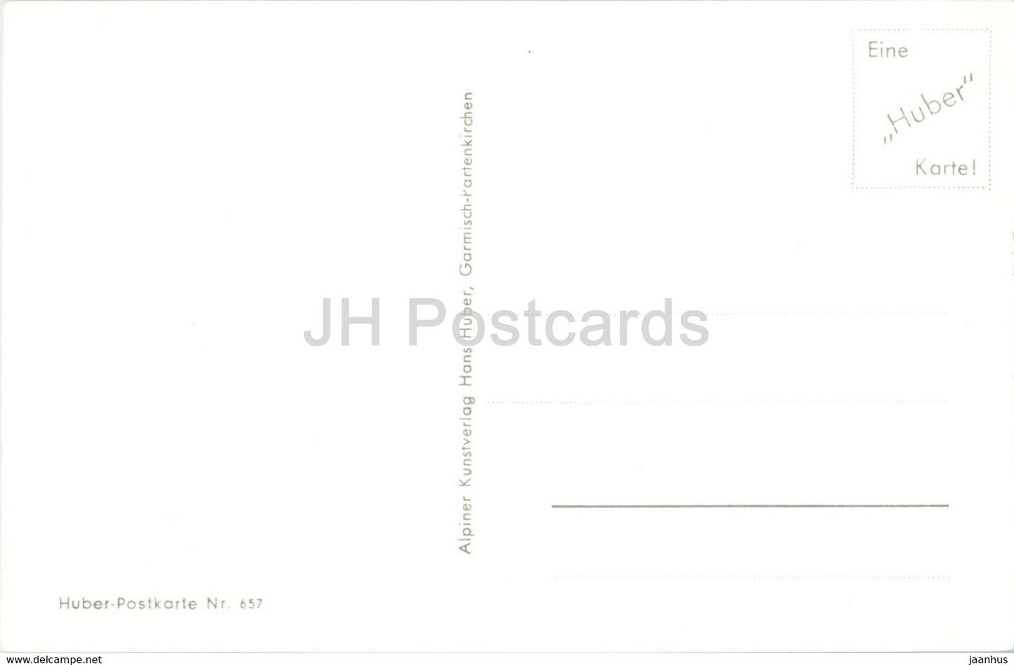 Zugspitzdorf Grainau - Dorfkirche gegen Gr. Waxenstein - church - old postcard - Germany - unused