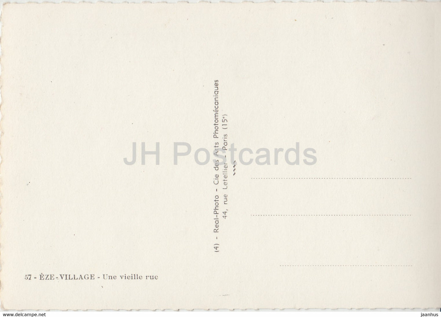 Eze Village – Une Vieille Rue – 57 – Frankreich – unbenutzt