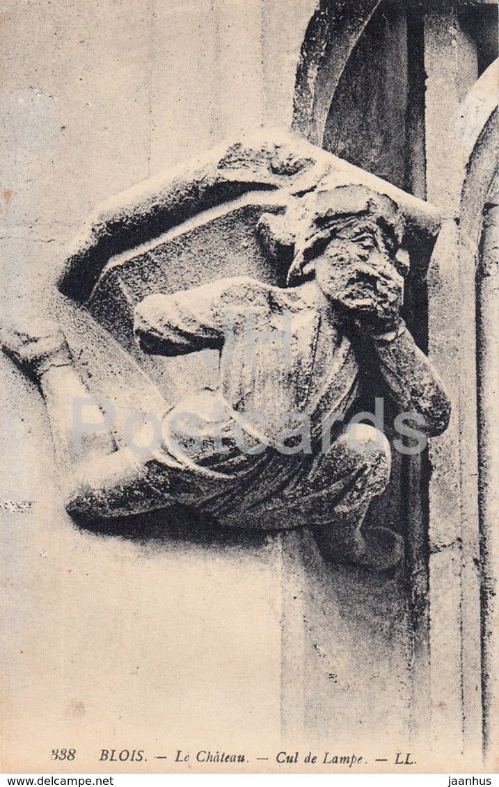 Blois - Le Chateau - Cul de Lampe - castle - 338 - old postcard - 1947 - France - used - JH Postcards