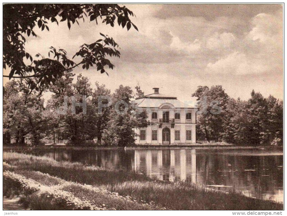 Marly´s Palace - Petrodvorets - restoration - large format postcard - 1966 - Russia USSR - unused - JH Postcards