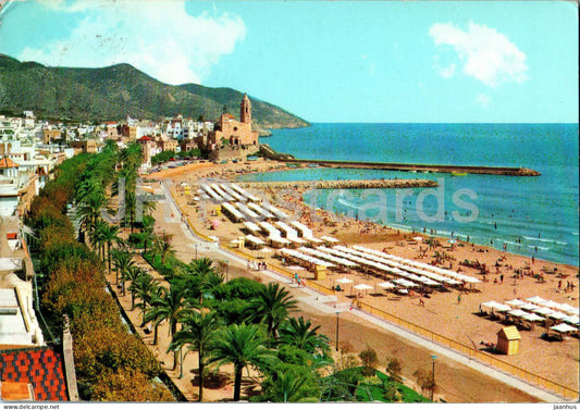 Sitges - Playa de Oro - Golden Beach - 69 - Spain - used - JH Postcards