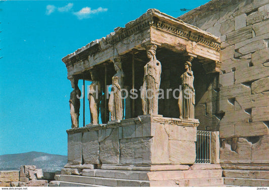 Athens - Acropolis - Caryatides - Ancient Greece - 1982 - Greece - used - JH Postcards