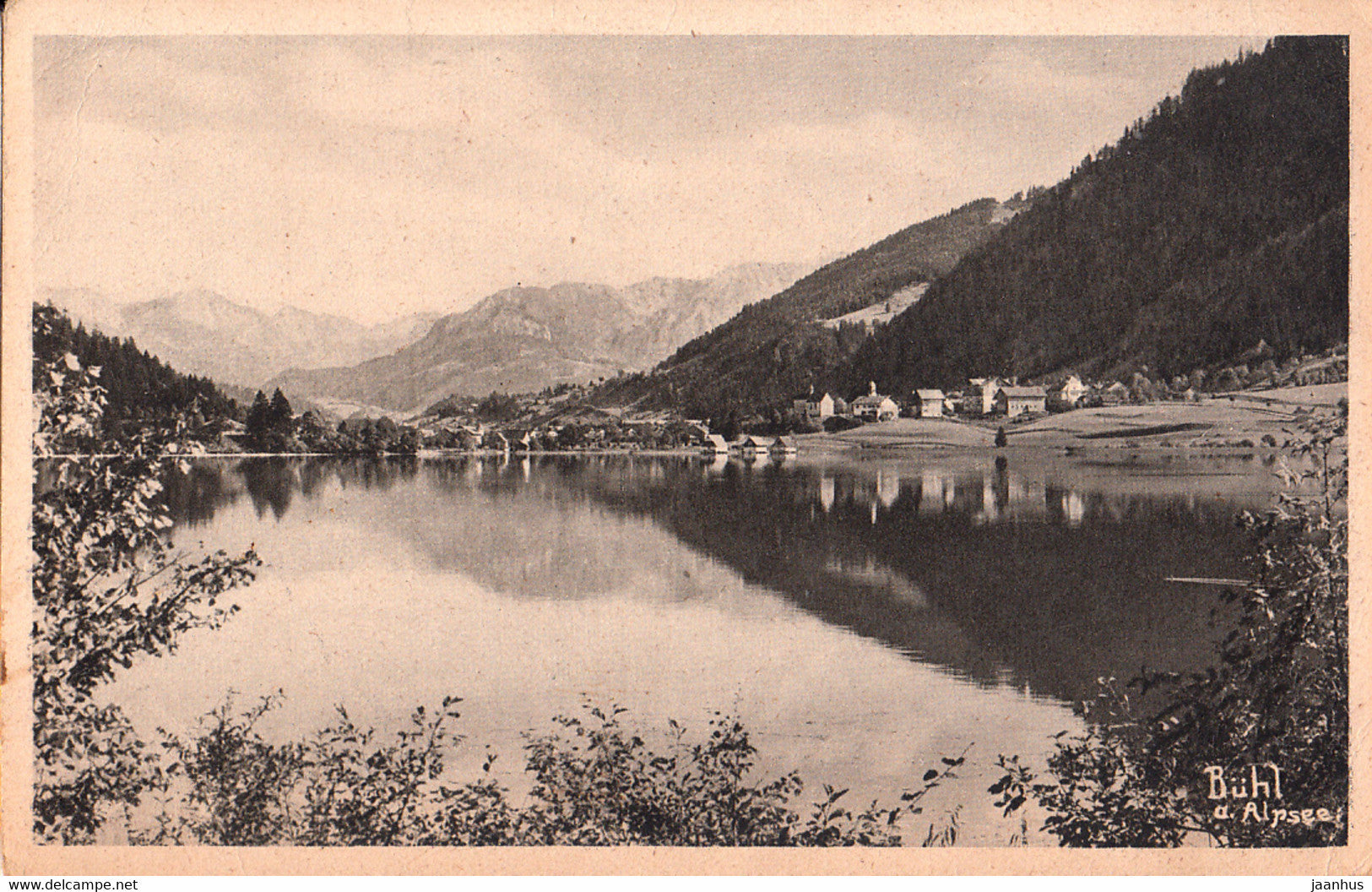Buhl am Alpsee bei Immenstadt - Allgau - old postcard - 6 - 1928 - Germany - used - JH Postcards