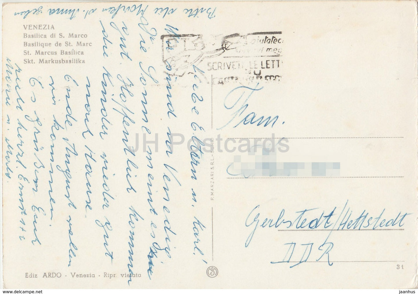 Venezia - Venice - Basilica di S. Marco - St. Marcus Basilica - Italy - used