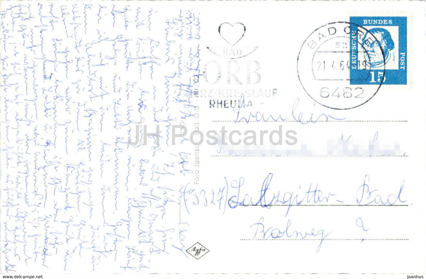 Bad Orb – Das Kurhaus – 1964 – Deutschland – gebraucht