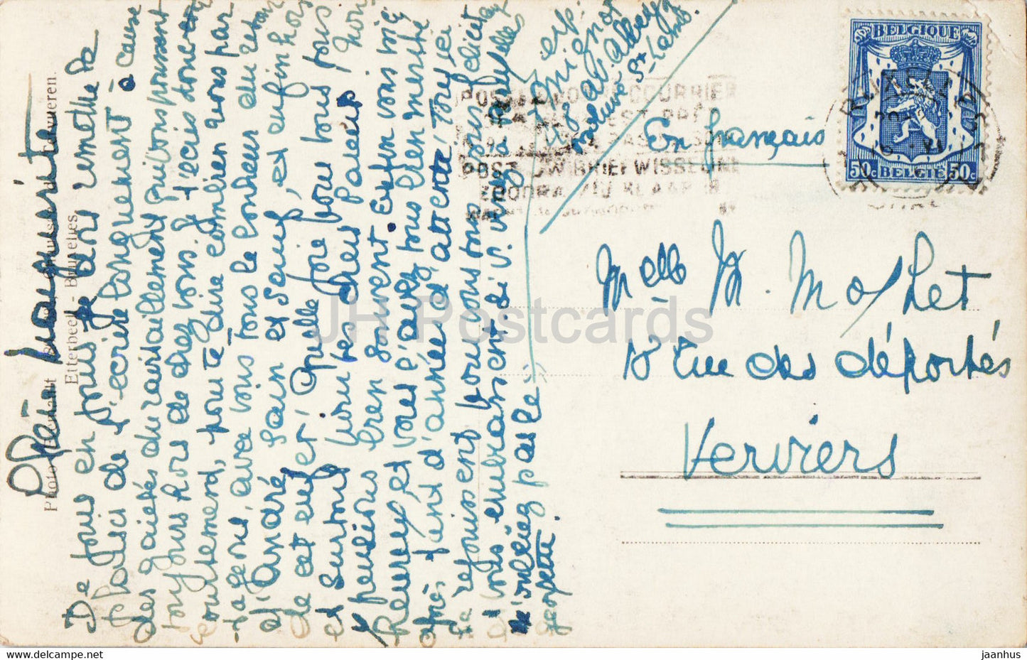 Bruxelles - Bruxelles - Etterbeel - carte postale ancienne - Belgique - occasion