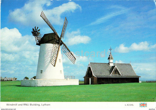 Windmill and  RNLI Building - Lytham - England - United Kingdom - unused - JH Postcards