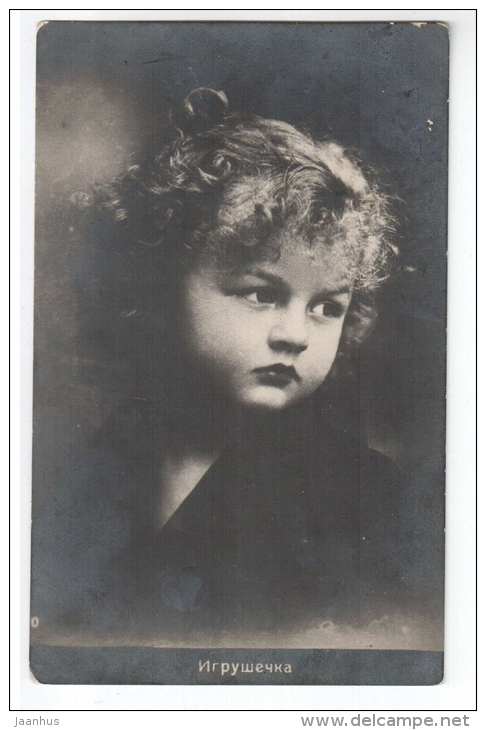 child - old postcard - circulated in Estonia 1922 , Narva - used - JH Postcards