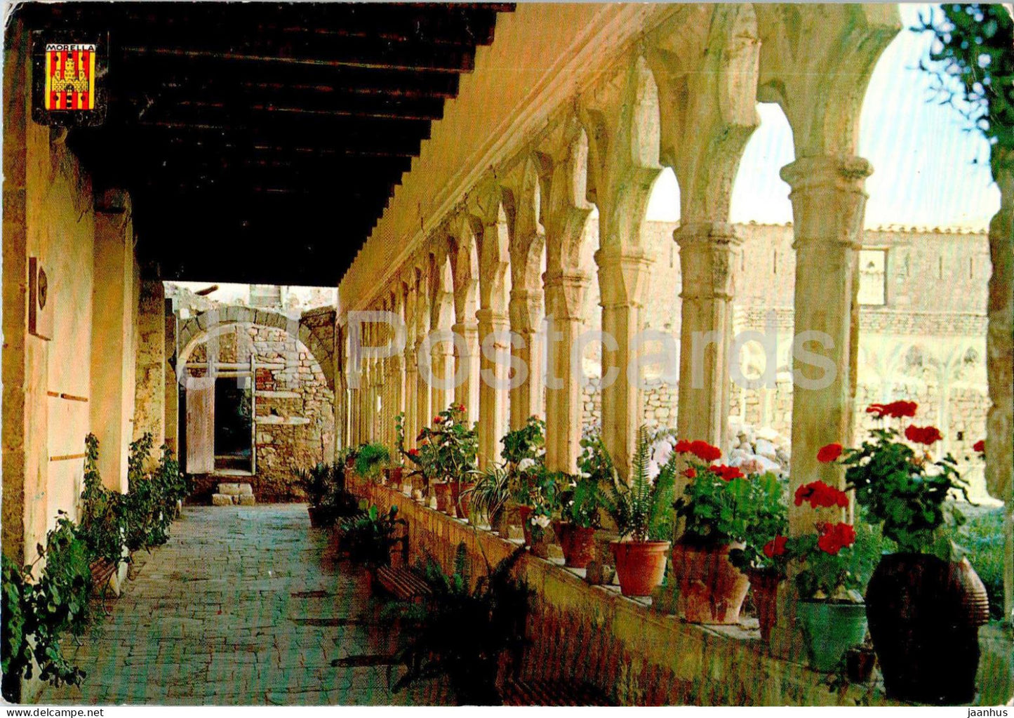 Morella - Convento de San Francisco . Claustro - Monastery - Cloister - 16 - Spain - used - JH Postcards