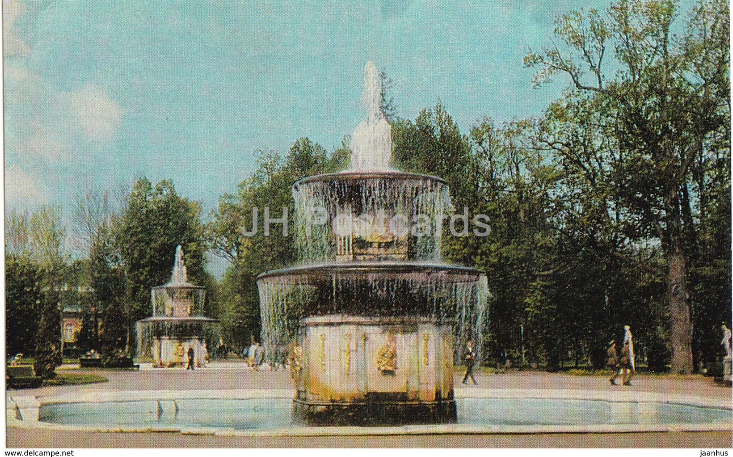 Petrodvorets - Roman Fountain - 1974 - Russia USSR - unused - JH Postcards