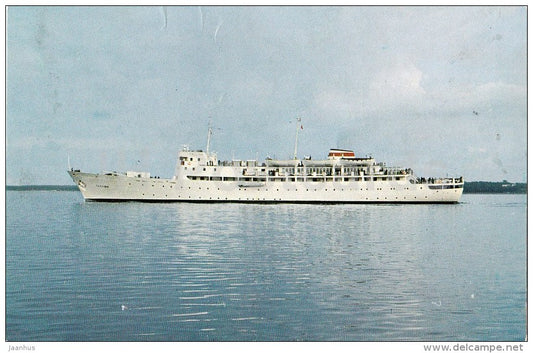 Tallinn-Helsinki passenger ship - motor ship Tallinn - Estonia USSR - used - JH Postcards