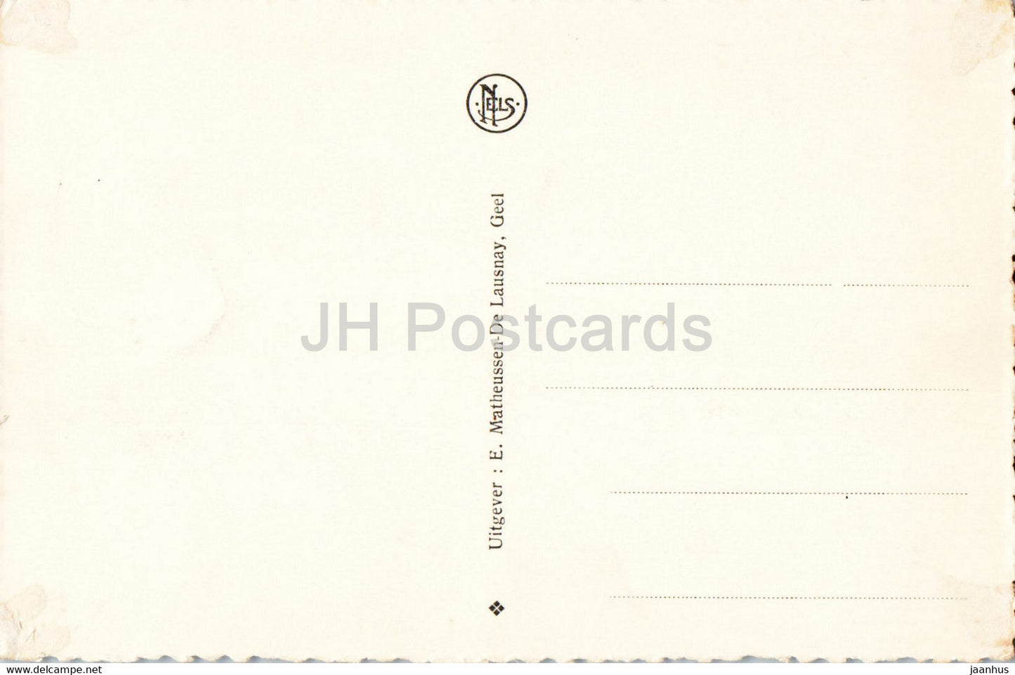 Geel - Zicht der Ste Dymphnakerk - église - carte postale ancienne - Belgique - inutilisée