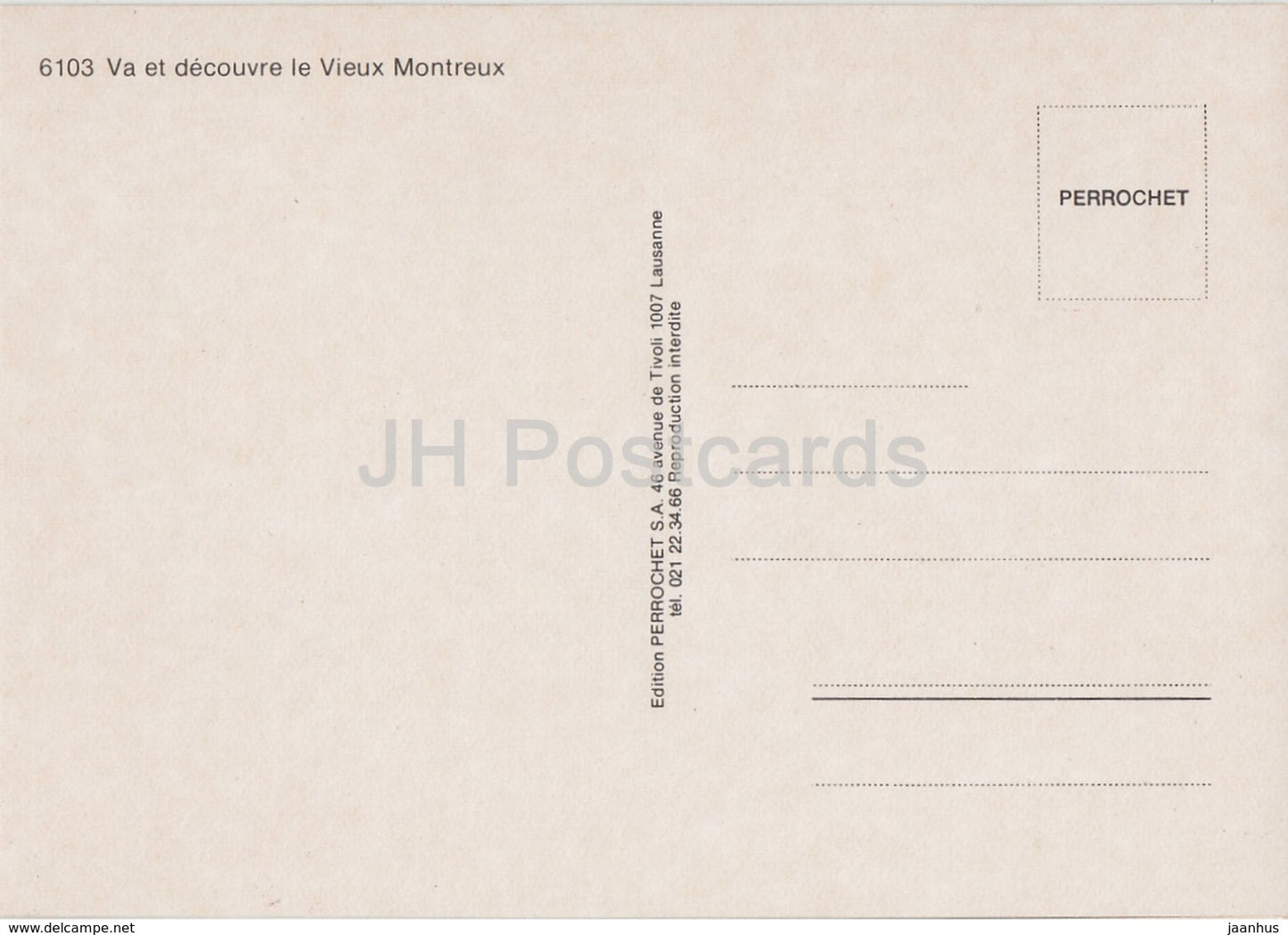 Va et decouvre le Vieux Montreux - old town - multiview - 6103 - Switzerland - unused