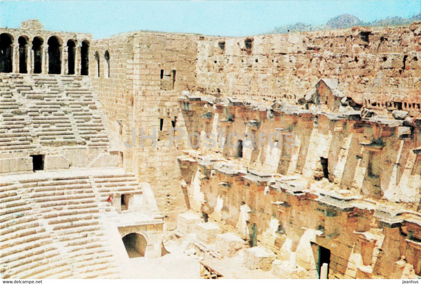 Aspendos - The best preserved Amphitheatre in the World - theatre - Antalya - Color - Turkey - used - JH Postcards