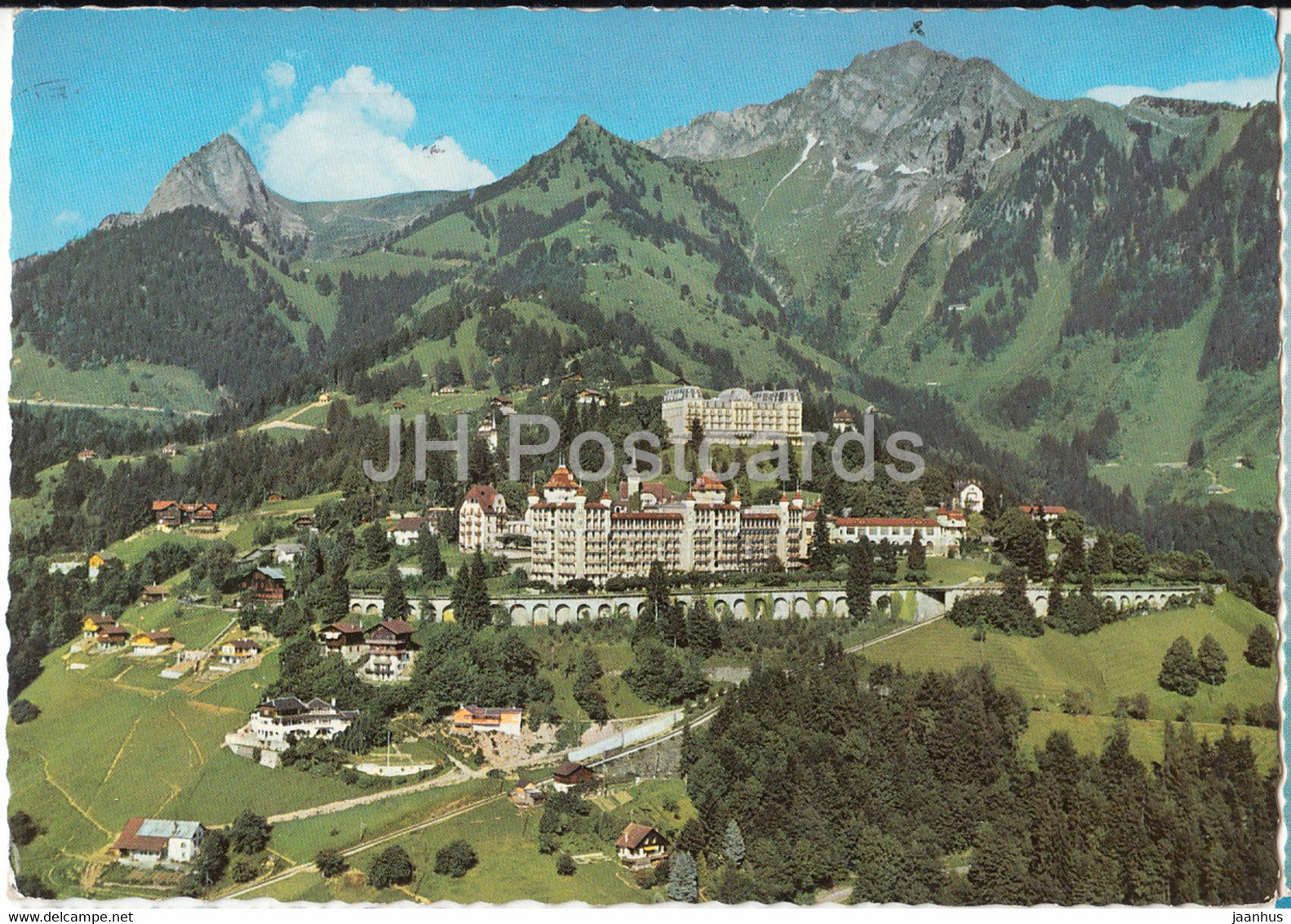 Caux et Rochers de Naye - Vue Generale - 2323 - Switzerland - used - JH Postcards