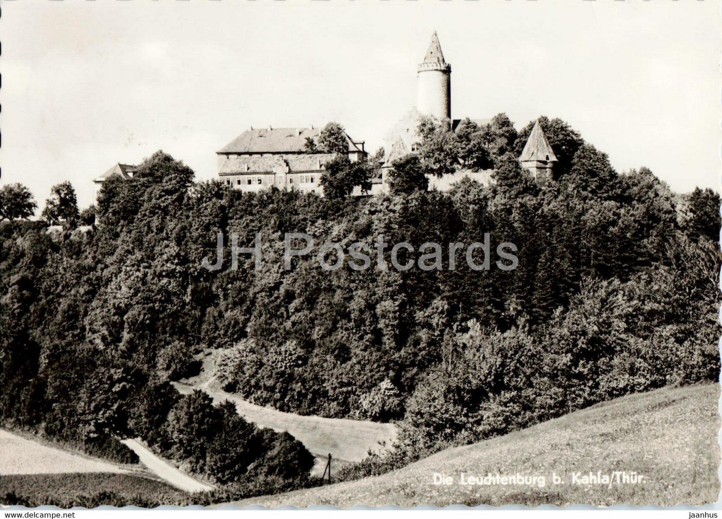 Die Leuchtenburg b Kahla - Thur - old postcard - 1966 - Germany DDR - used - JH Postcards