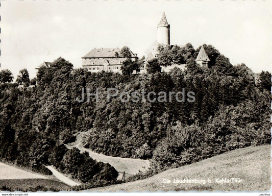 Die Leuchtenburg b Kahla - Thur - old postcard - 1966 - Germany DDR - used - JH Postcards