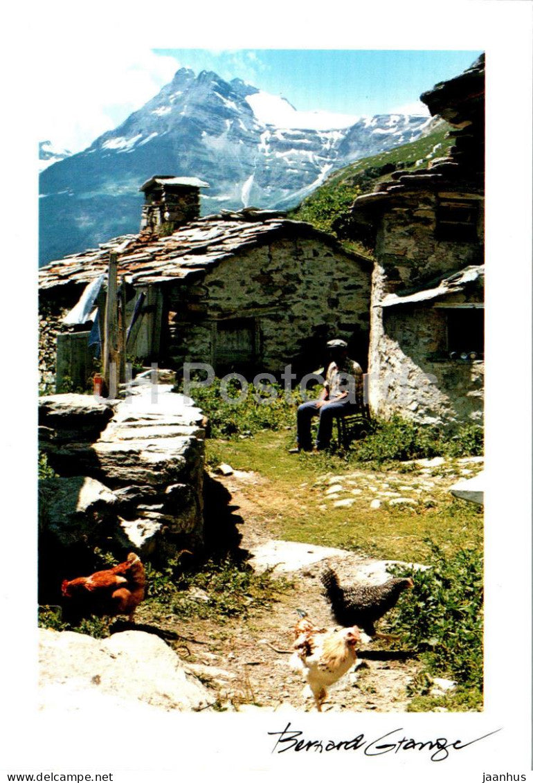 farm house - Bernard Grange - 1995 - Switzerland - used - JH Postcards