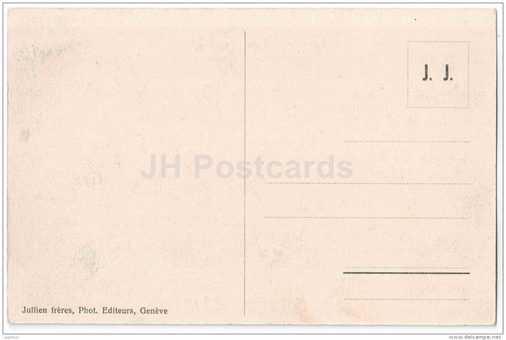 Chateau de Chillon - Le Corps de Garde - cannon - castle - J. J. 7925 - Switzerland - unused - JH Postcards