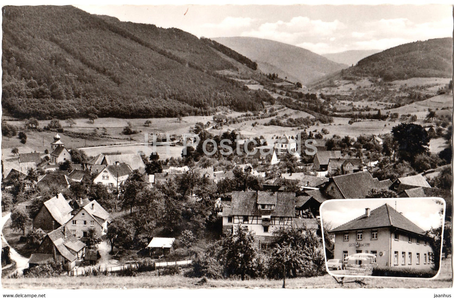 Gasthaus Pension und Cafe Zum Lamm - Germany - unused - JH Postcards