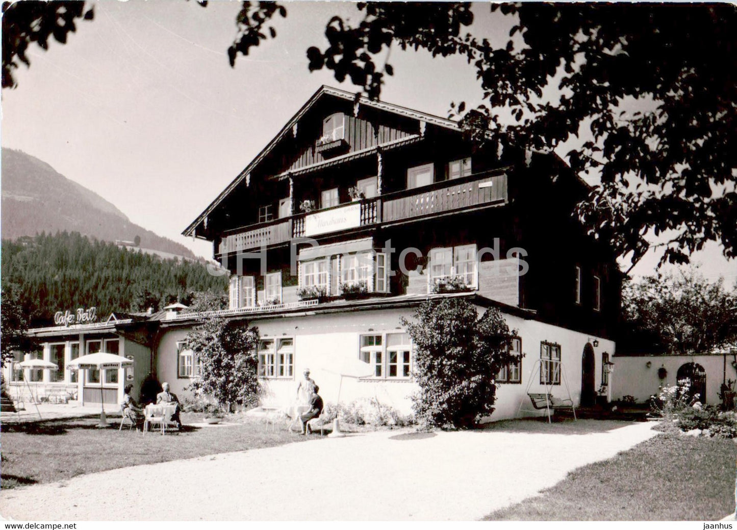 Cafe Beil - Kirchberg Tirol - old postcard - 1963 - Austria - used - JH Postcards
