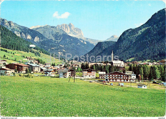 Pozza di Fassa - Panorama - 1975 - Italy - used - JH Postcards