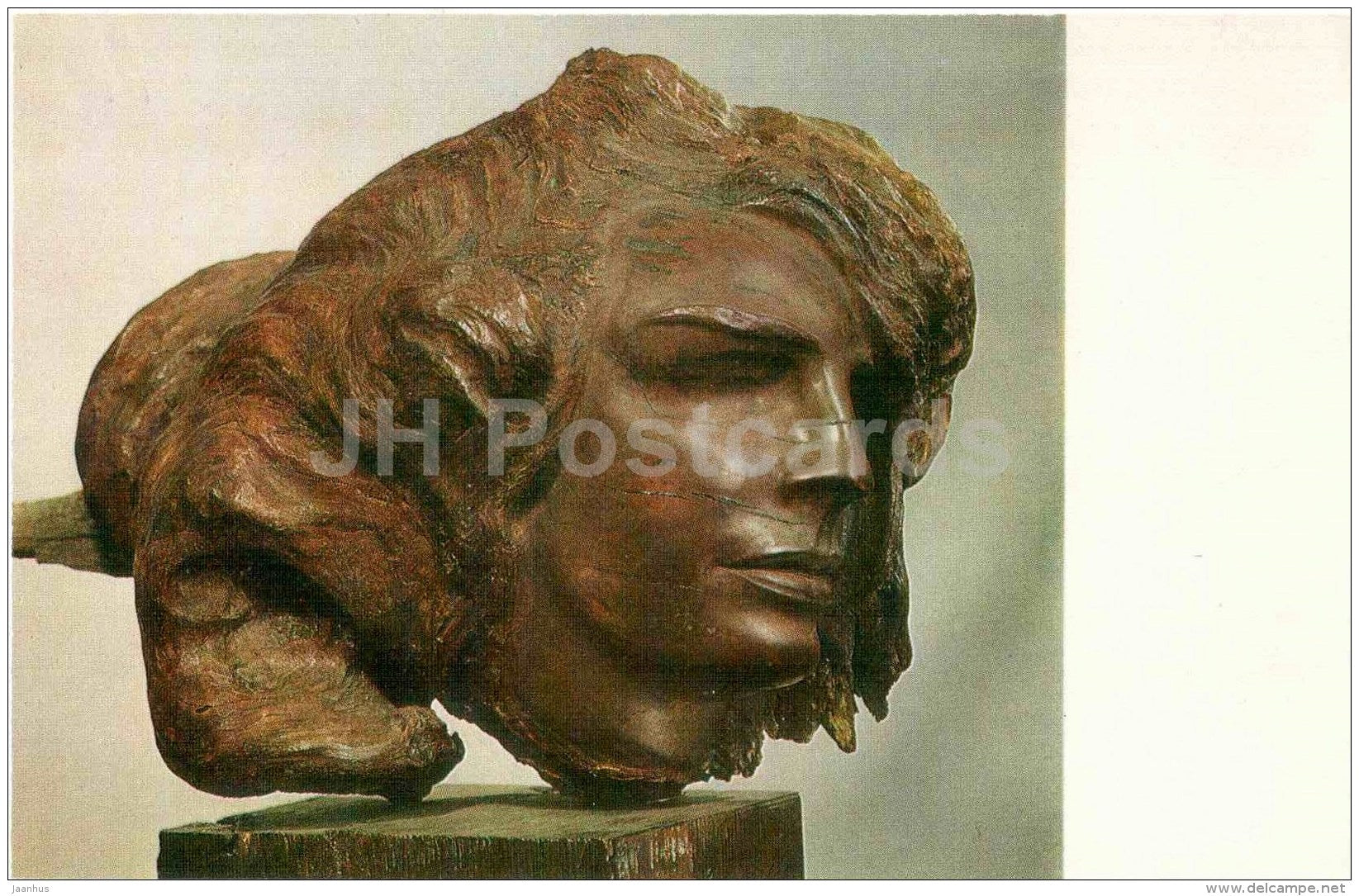 sculpture by Stepan Erzia - Argentinian Woman , 1941 - russian , soviet , mordvin art - unused - JH Postcards