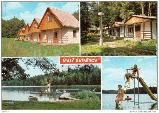 Maly Ratmirov - Cottage camp - camping area - Czechoslovakia - Czech - used - JH Postcards
