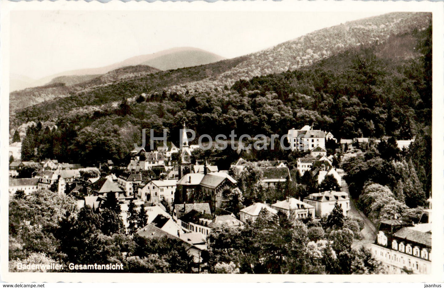 Badenweiler - Gesamtansicht - 1960 - Germany - used - JH Postcards
