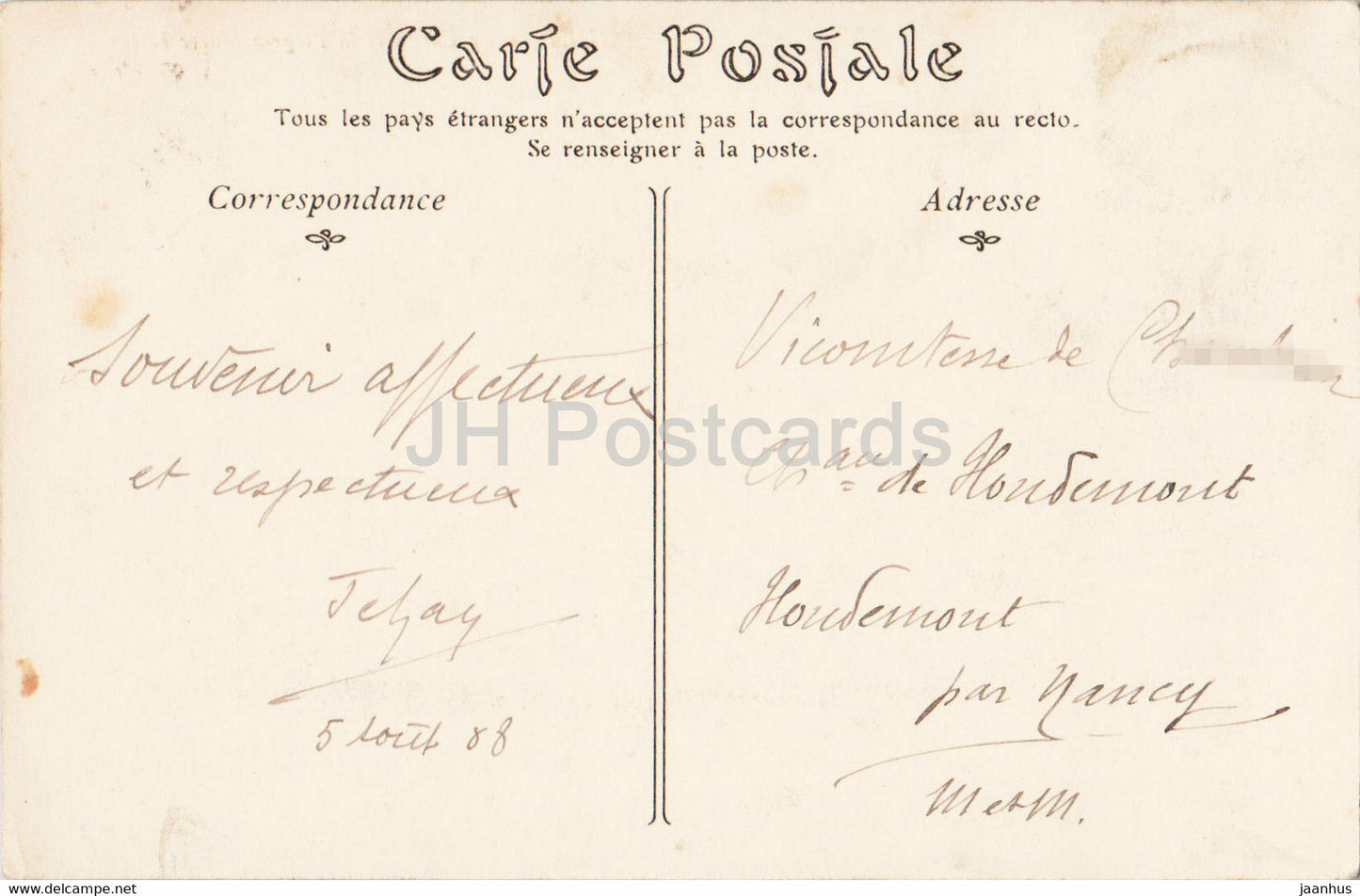 Ault - Le Casino et la Plage a Maree basse - beach - old postcard - 1908 - France - used