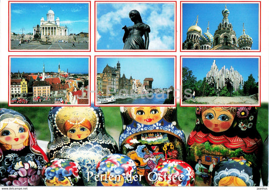 Perlen der Ostsee - Helsinki - Tallinn - Klaipeda - Danzig - Matryoshka  - Matruschkas - 2011 - Germany - unused - JH Postcards