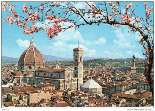 Citta d´incanto - panorama - Firenze - Florence - 144 - Italia - Italy - sent from Italy Firenze to Germany 1977 - JH Postcards