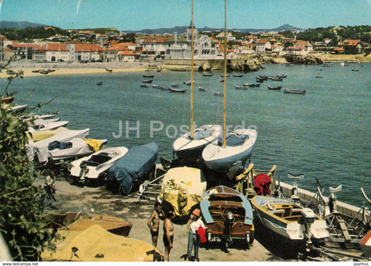 Costa Do Sol - Baia de Cascais - sailing boat - bay - 1962 - Portugal - used - JH Postcards