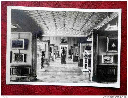 Leningrad - St. Petersburg - State Hermitage - tent Hall - 1951 - Russia - USSR - unused - JH Postcards