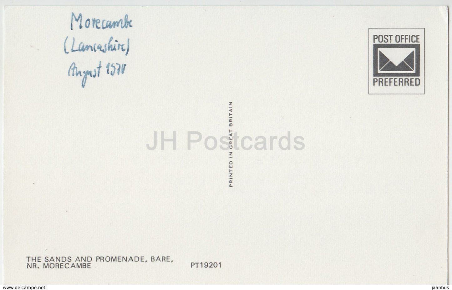 Morecambe - The Sands And Promenade - Bare - PT19201 - 1970 - United Kingdom - England - used