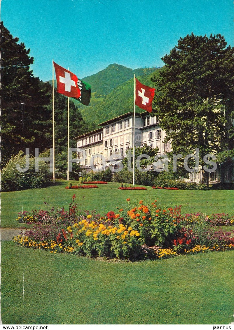 hotel Quellenhof - Bad Ragaz - 1961 - Switzerland - used - JH Postcards