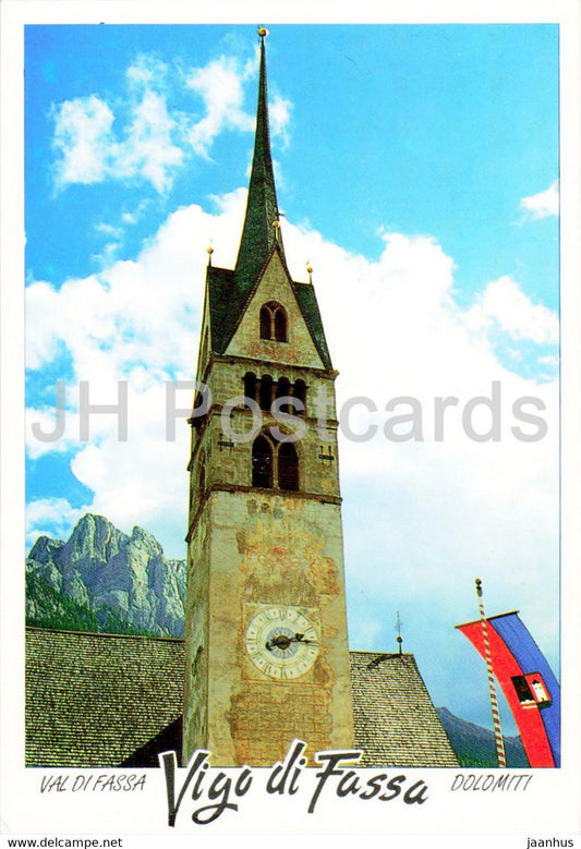 Val di Fassa - Vigo - S Giovanni - Chiesa - church - Italy - unused - JH Postcards