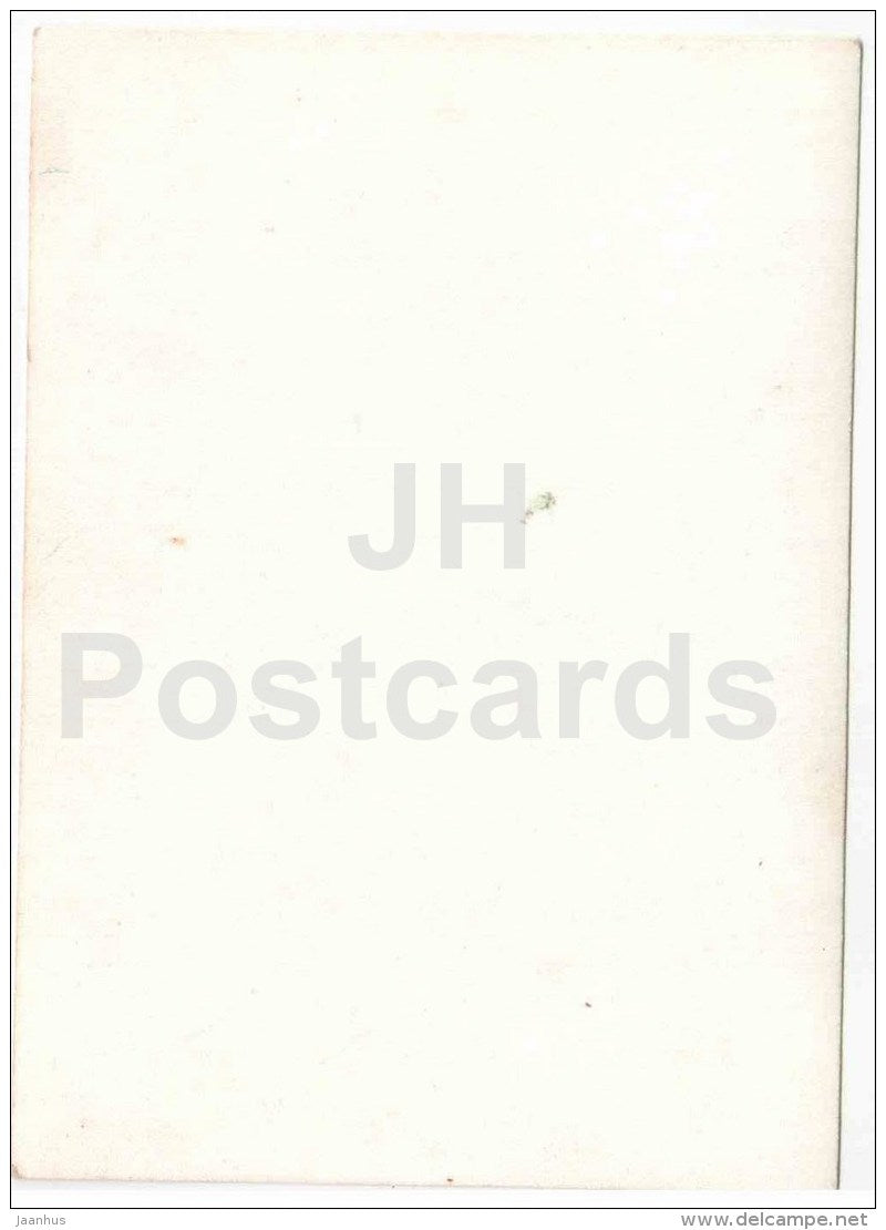 sculpture - 2 - mother and child - art - old photo card - Russia USSR - unused - JH Postcards