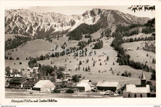 Oberjoch an der Passstrasse 1150 m - Iseler - old postcard - 1952 - Germany - used - JH Postcards