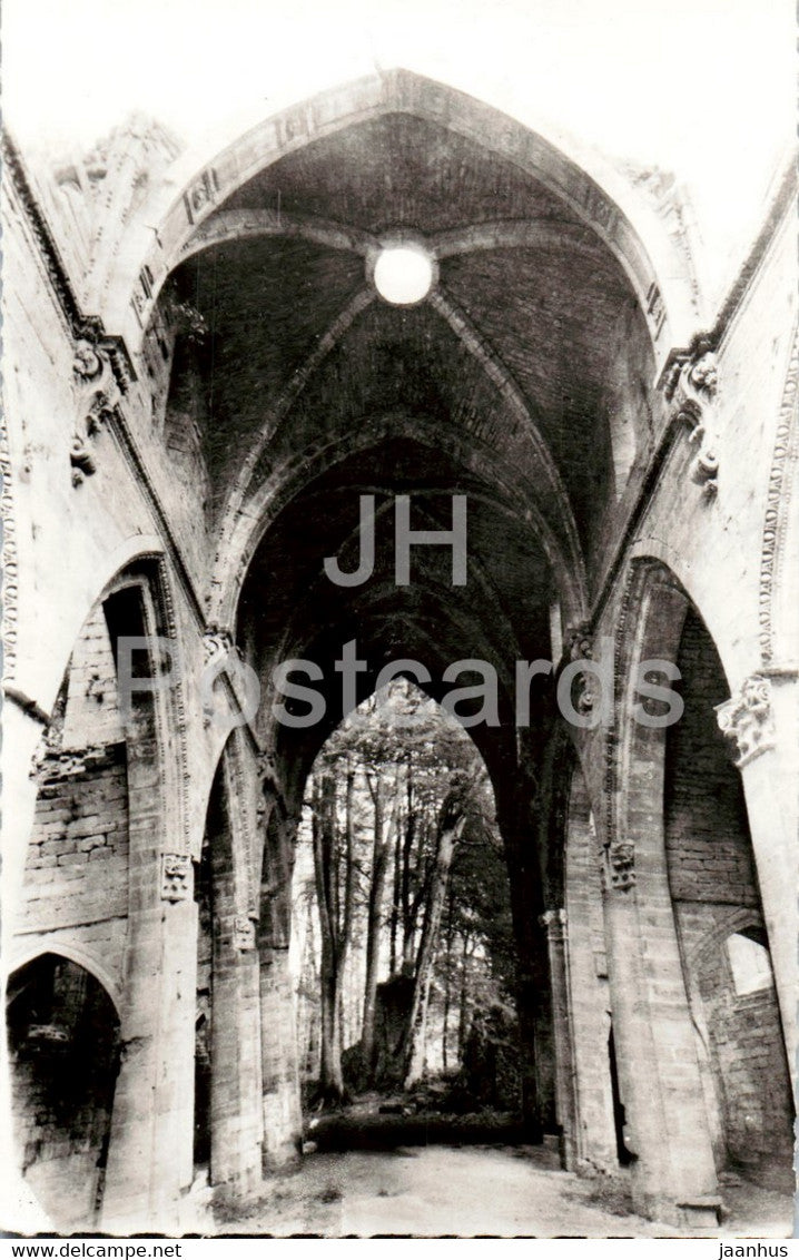 Abbaye de Troisfontaines - 1118 - old postcard - France - unused - JH Postcards