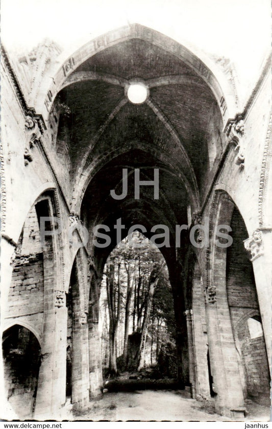 Abbaye de Troisfontaines - 1118 - old postcard - France - unused - JH Postcards
